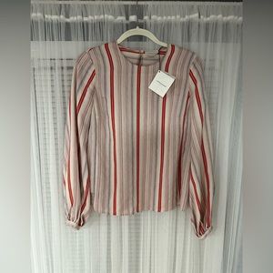 Longchamp Striped Top Poppy Size 38